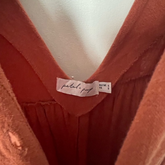 Flowy Orange Jumpsuit from Petal & Pup, US0 - Picture 5 of 5